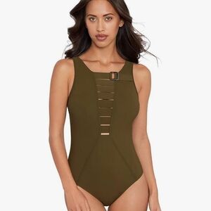 Amoressa Swimwear Triomphe Constantine Soft Cup High Neck One Piece Swimsuit